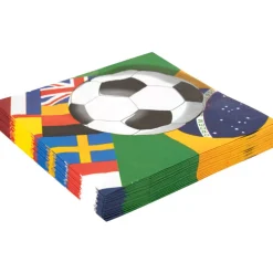 Serviette papier Coupe du monde foot x20