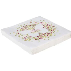 Serviette papier design papillon x 20