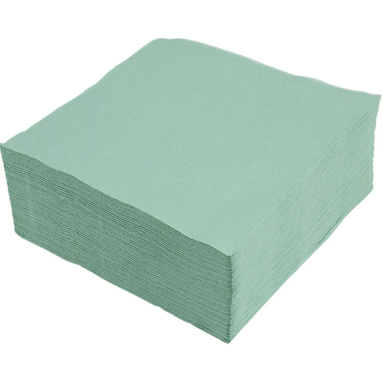 Serviette papier ouate vert 38x38cm x50