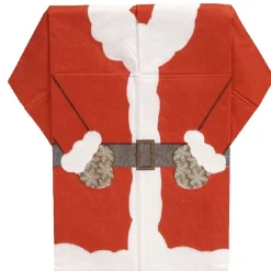 Serviette pré pliée Père Noël x10