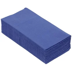 Serviette range couverts 40cm bleu nuit x20