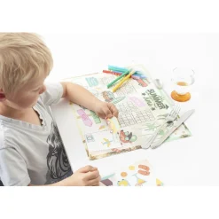 Set de table à colorier vacances x10