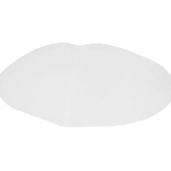 Set de table rond blanc x4