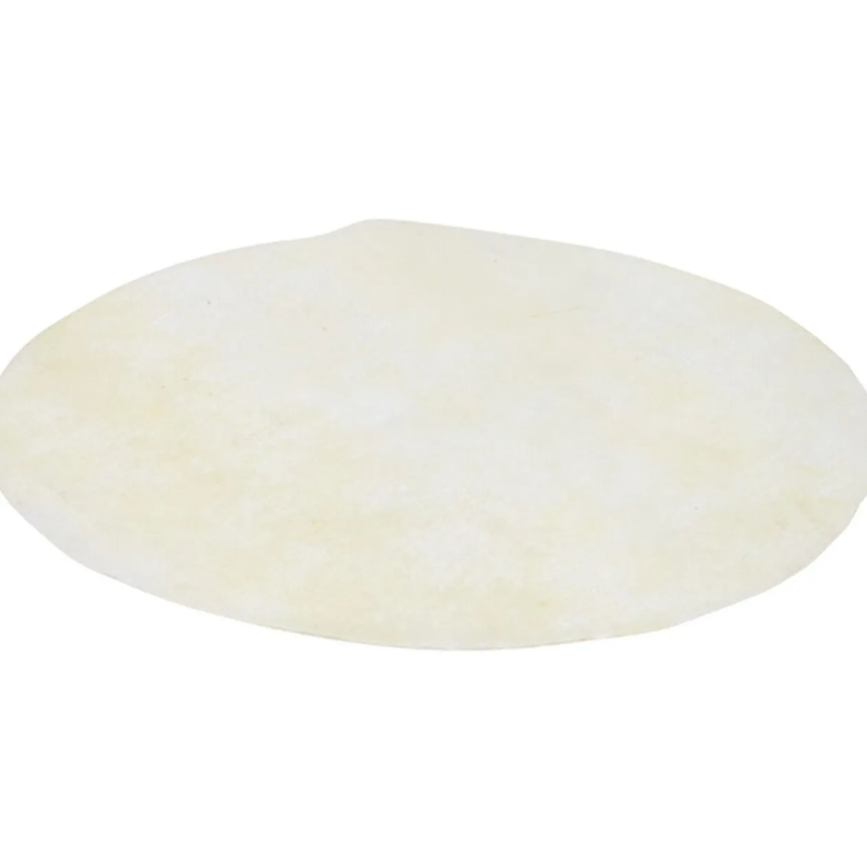 Set de table rond ivoire x4