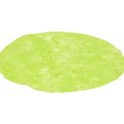 Set de table rond vert anis x4