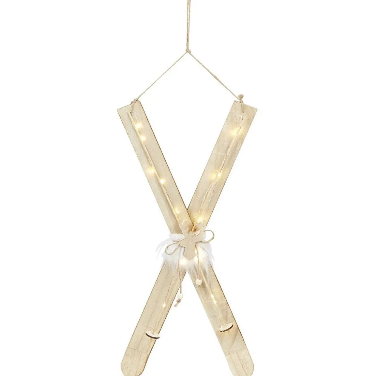 Ski en bois à suspendre, 2 modèles