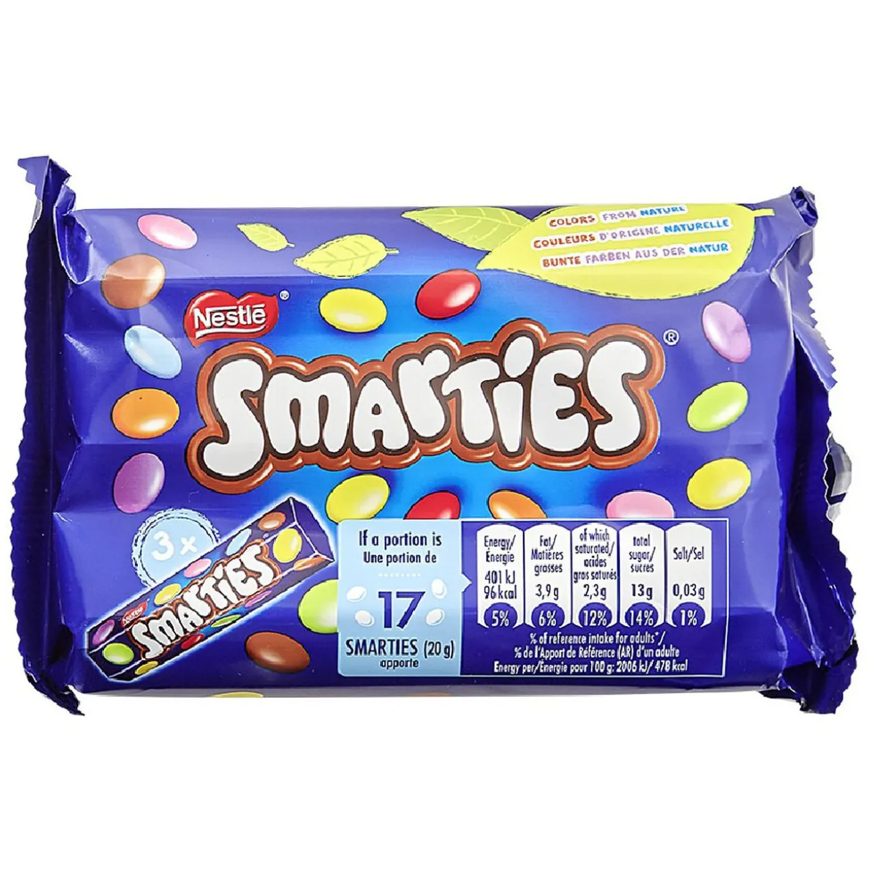 Smarties tube 38 g x 3