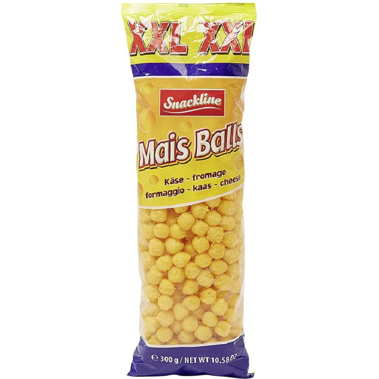 Snack salé XXL Boule de maïs au fromage 300g