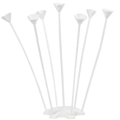 Socle et 7 tiges pour ballons de baudruche