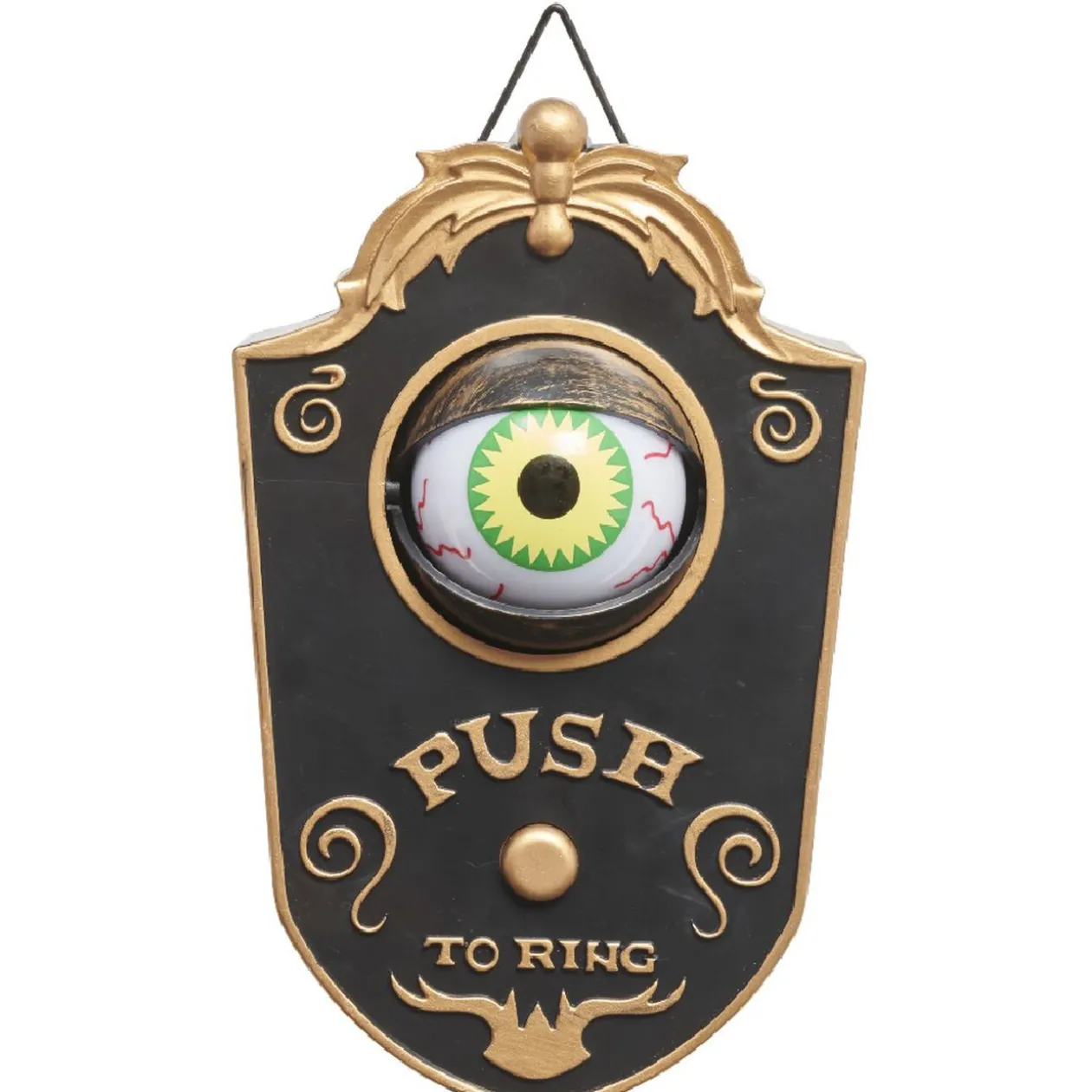 Sonnette de porte Halloween oeil qui bouge