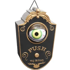 Sonnette de porte oeil qui bouge déco Halloween
