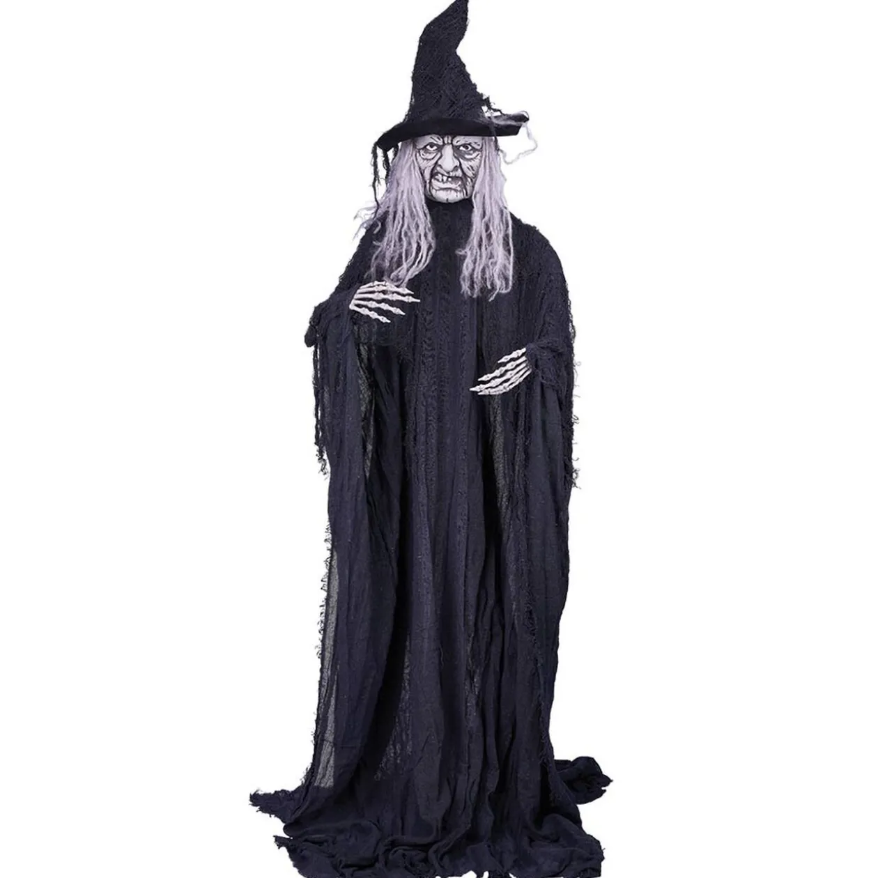 Sorcière géante avec yeux lumineux