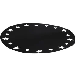 Sous assiette en carton noir x4