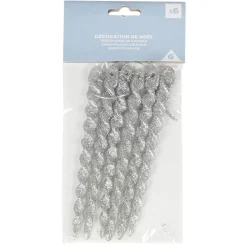 Stalactite x6 Noêl à suspendre