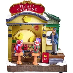 Stand de jeux de fête foraine animé lumineux musical Village de Noël