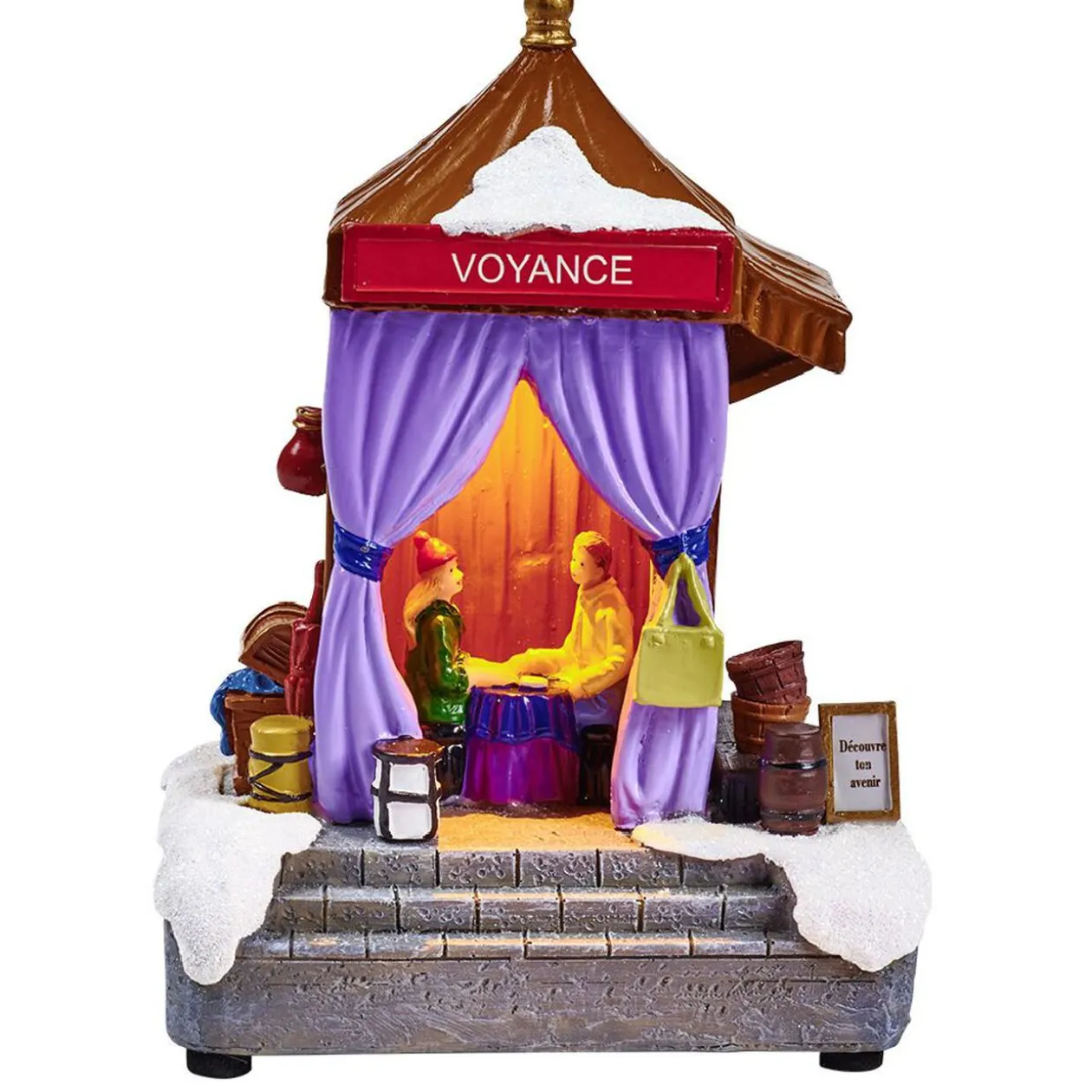 Stand de voyance lumineux Village de Noël