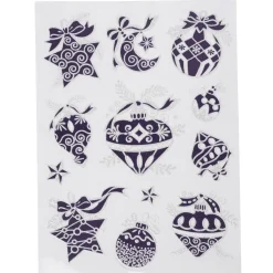 Sticker de fenêtre électrostatique Noël