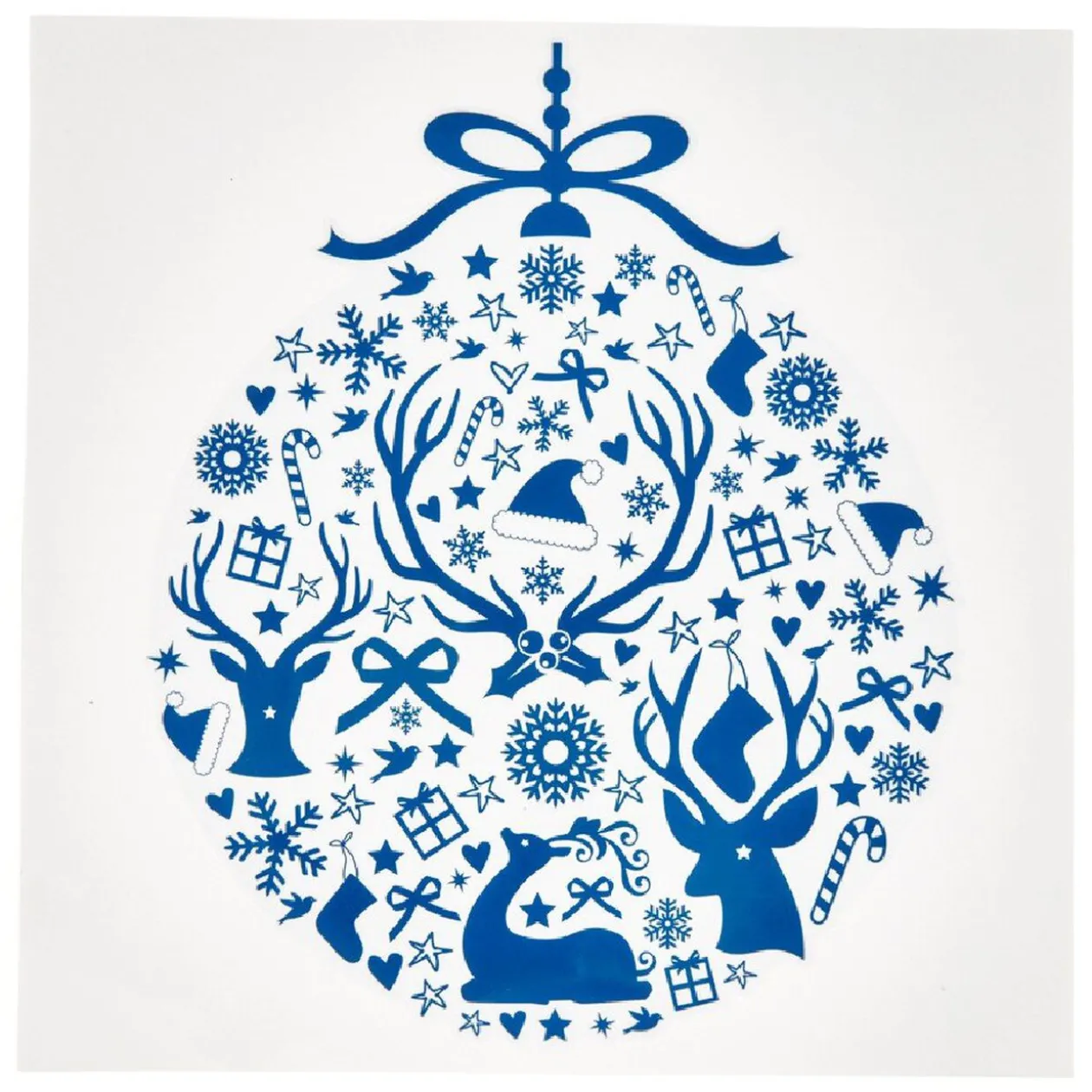 Sticker de Noël pour fenêtre