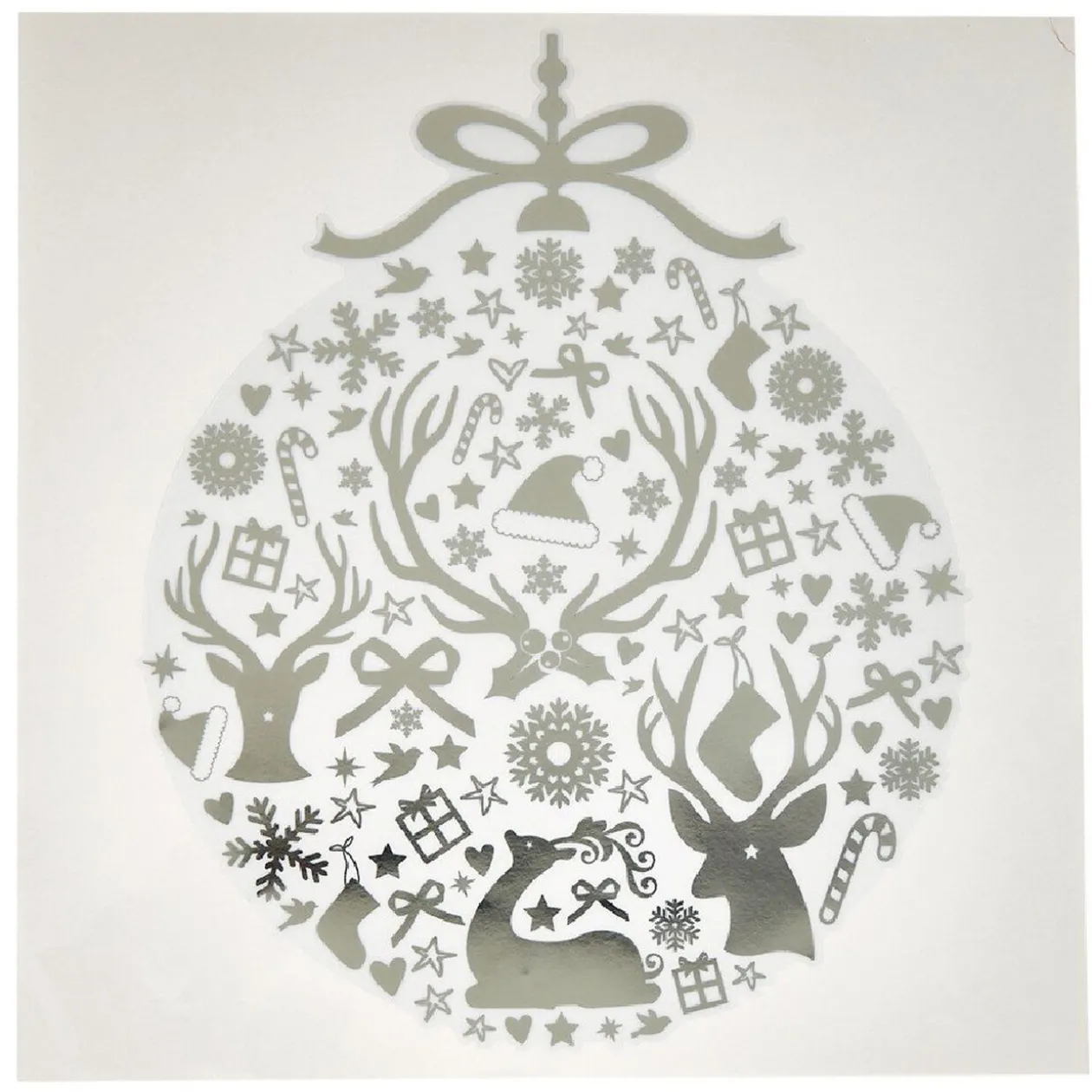 Sticker de Noël pour fenêtre