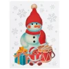 Sticker électrostatique de Noël bonhomme de neige