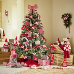 Sucette de Noël à planter rouge Ø14xH40cm