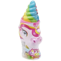 Sucette licorne avec bonbons