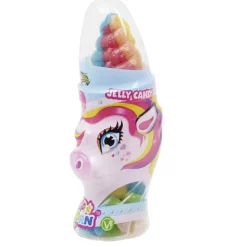 Sucette licorne avec bonbons