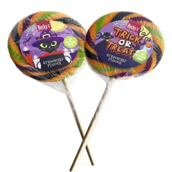 Sucette spirale Halloween Becky's farce et attrape sans gluten goût fraise 80g