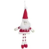Sujet de noël longues jambes à suspendre Père noël ou bonhomme de neige