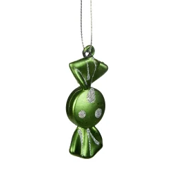 Supension forme Bonbons Noël rouge vert x9