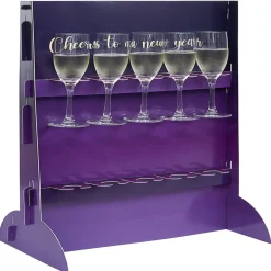 Support DIY pour flûte à champagne