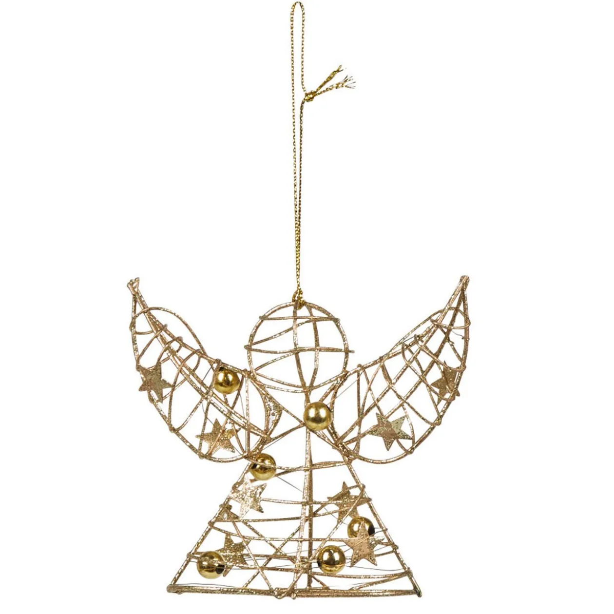 Suspension ange doré