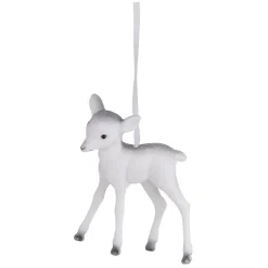 Suspension bébé renne 10x10cm - 2 modèles