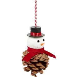 Suspension bonhomme de neige de Noël