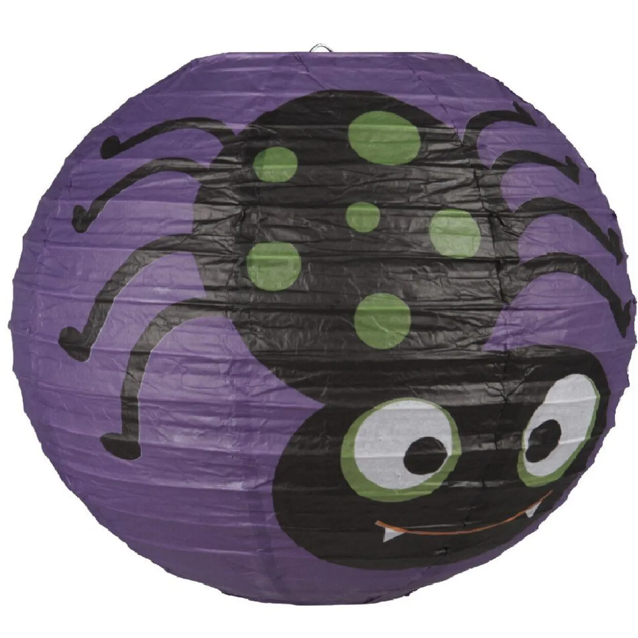 Suspension boule en papier motif Halloween x3