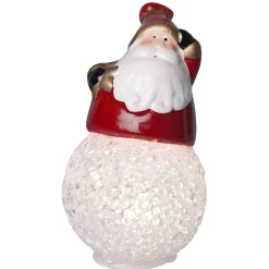 Suspension Boule lumineuse déco Père Noël