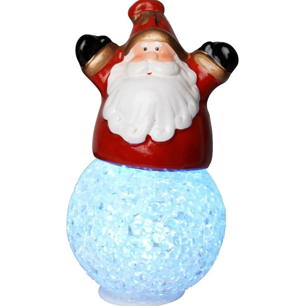 Suspension Boule lumineuse déco Père Noël