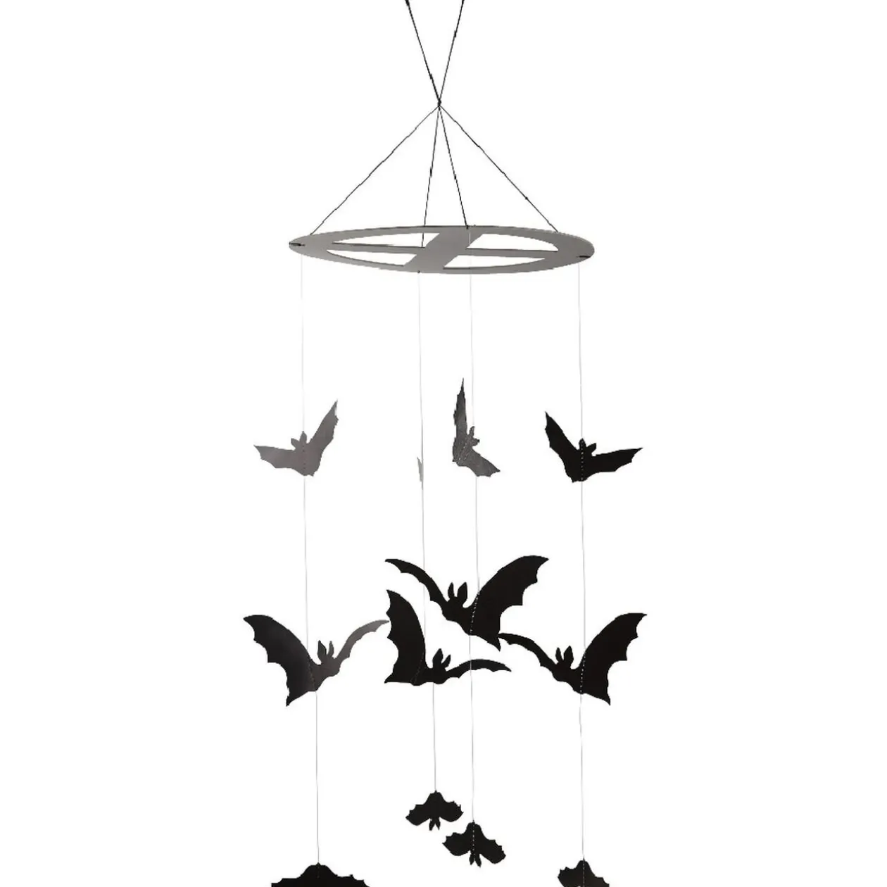 Suspension chandelier Halloween chauve-souris L31,8xl29,8cm