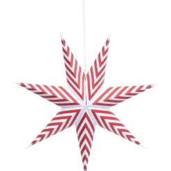 Suspension 3D étoile à suspendre pliable papier 50xH50cm