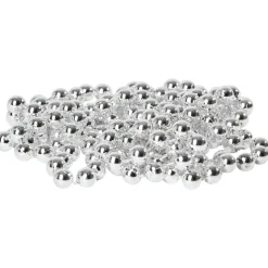 Suspension décoration sapin Noël argentée x30