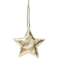 Suspension décoration sapin Noël dorée x30