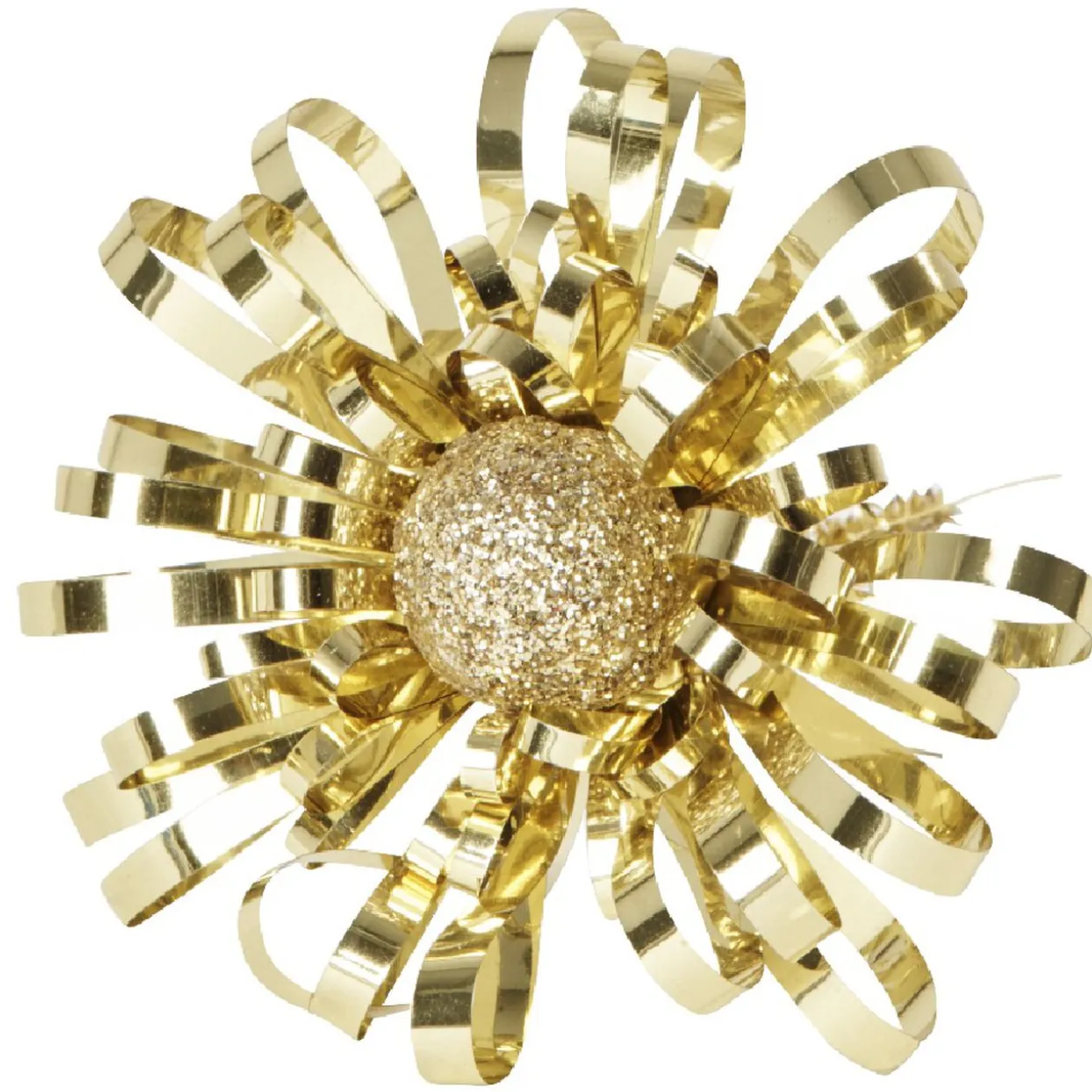 Suspension décoration sapin Noël dorée x30