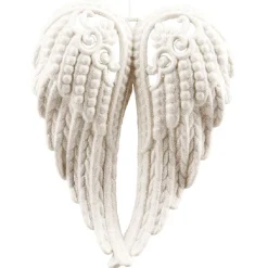 Suspension de Noël Ailes d'ange pailletées H14 cm