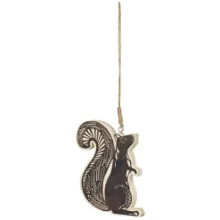 Suspension de Noël Animal en bois