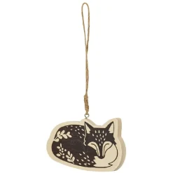 Suspension de Noël Animal en bois