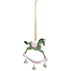 Suspension de Noël Cheval à bascule