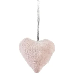 Suspension de Noël Coussin coeur ou étoile en velours