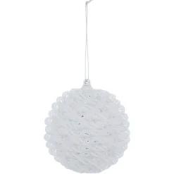 Suspension de Noël décor dentelle