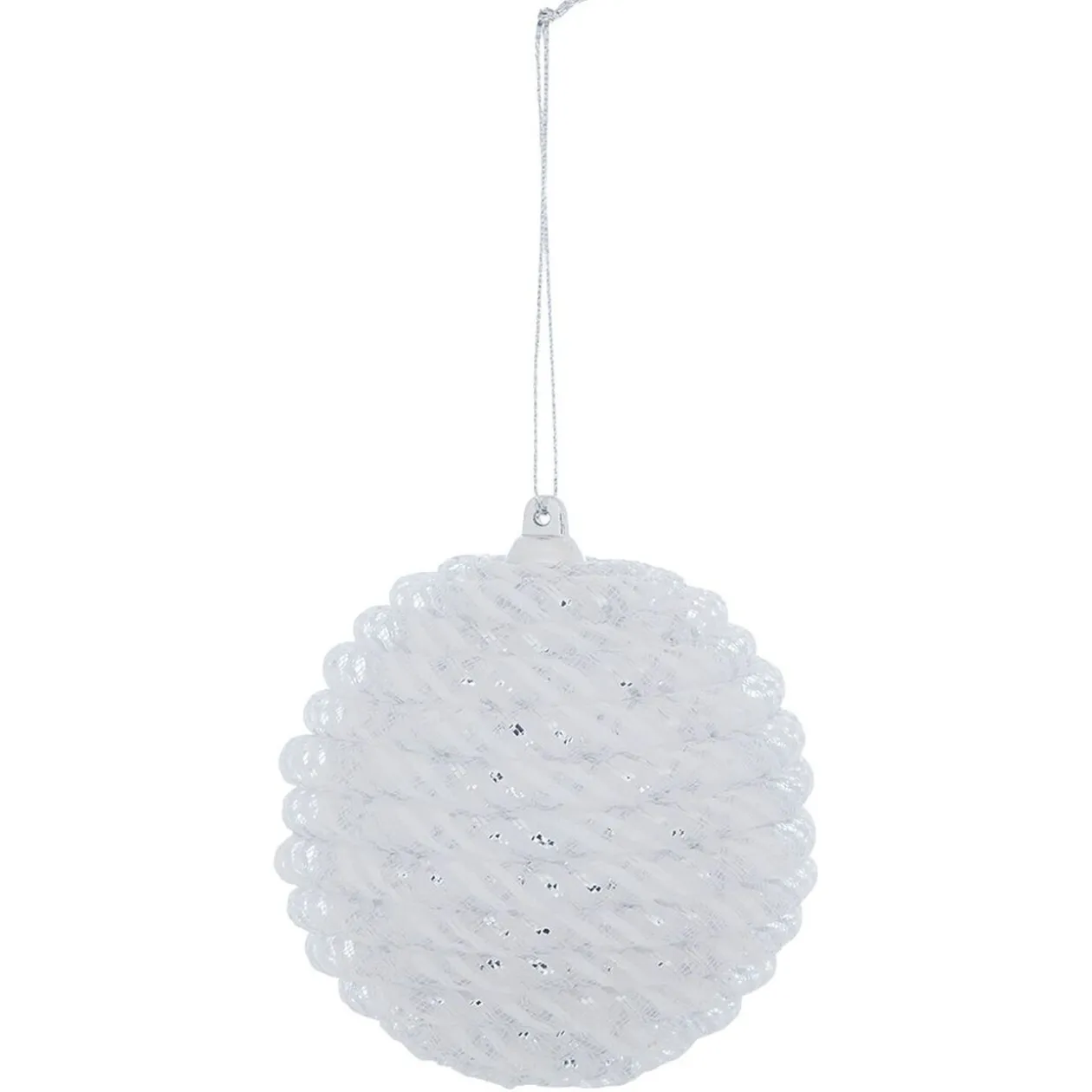 Suspension de Noël décor dentelle