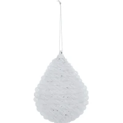 Suspension de Noël décor dentelle